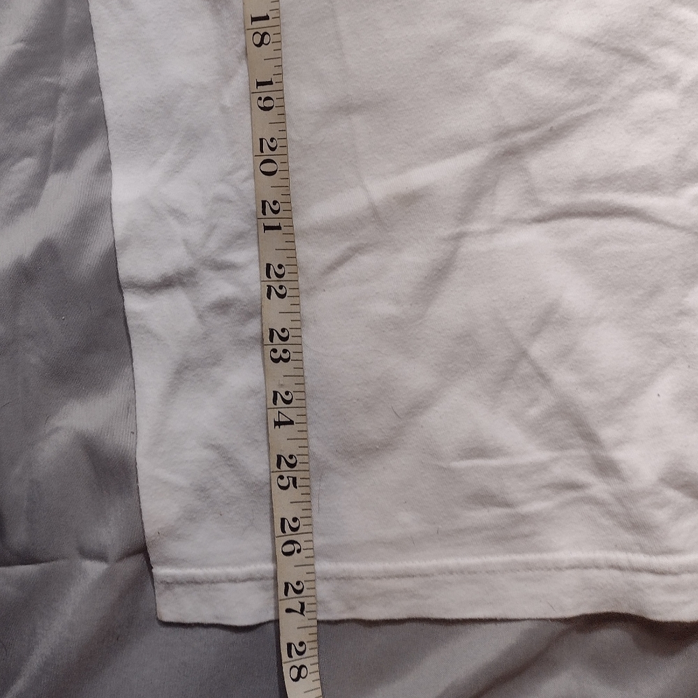 Vintage Youth Y2K Retro Style MTV Tie Dye Logo Short Sleeve White Graphic Tee - Picture 6 of 7
